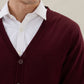 Raymond Men Maroon Solid Sweatshirt