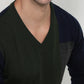 Raymond Men Green Structure Round Neck Collar Sweatshirt