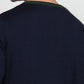Raymond Men Green Structure Round Neck Collar Sweatshirt