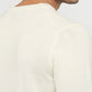 Raymond Men Brown Solid V Neck Collar Sweatshirt