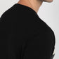 Raymond Men Black Regular Fit Structure Sweatshirt