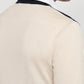 Raymond Men Brown Structure V Neck Collar Sweatshirt