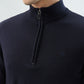 Raymond Men Blue Regular Fit Solid Sweatshirt