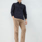 Raymond Men Blue Regular Fit Solid Sweatshirt