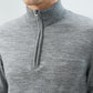 Raymond Men Grey Regular Fit Solid Sweatshirt
