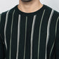 Raymond Men Green Stripe Sweater