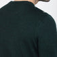 Raymond Men Green Stripe Sweater
