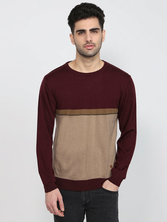 Raymond Maroon Sweater