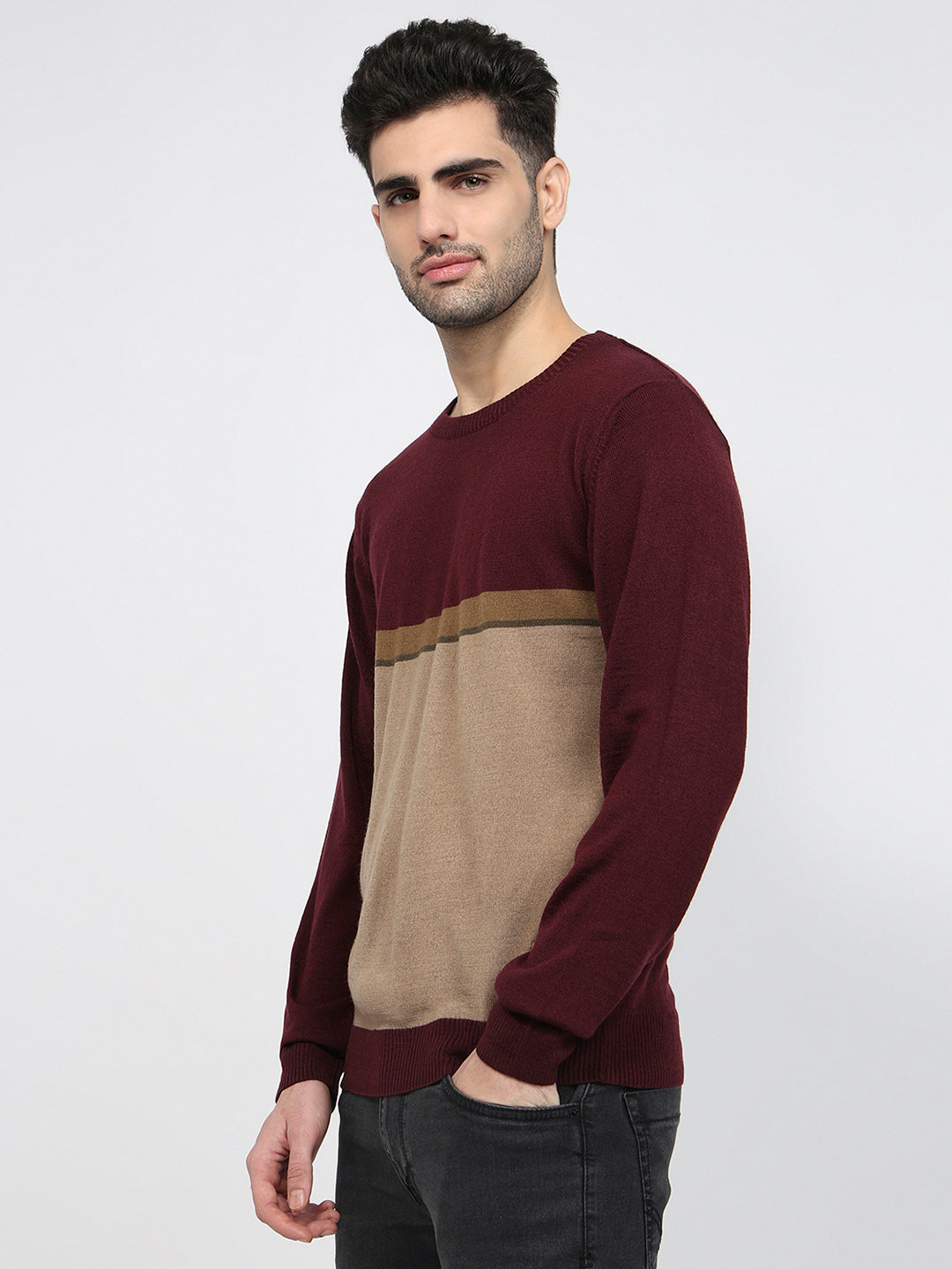 Raymond Maroon Sweater