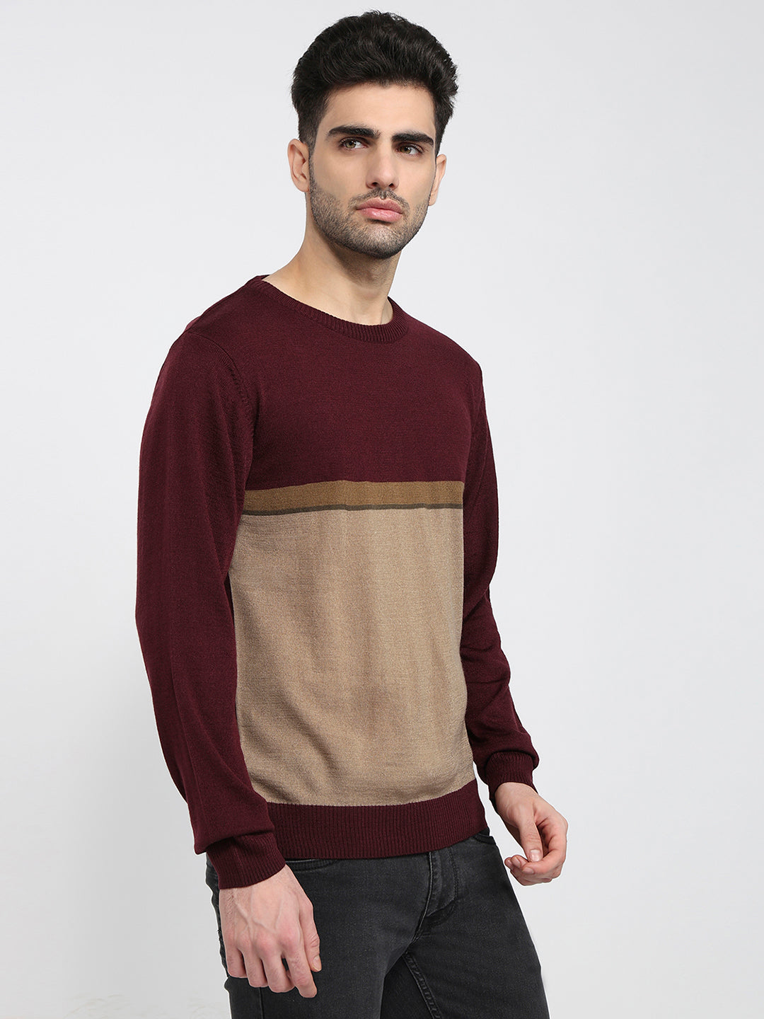 Raymond Maroon Sweater