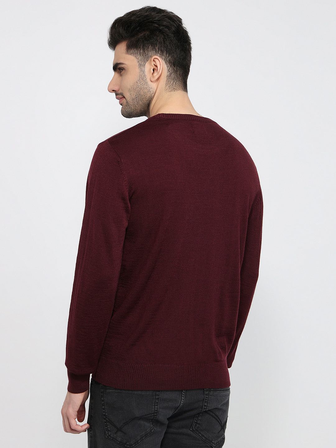 Raymond Maroon Sweater