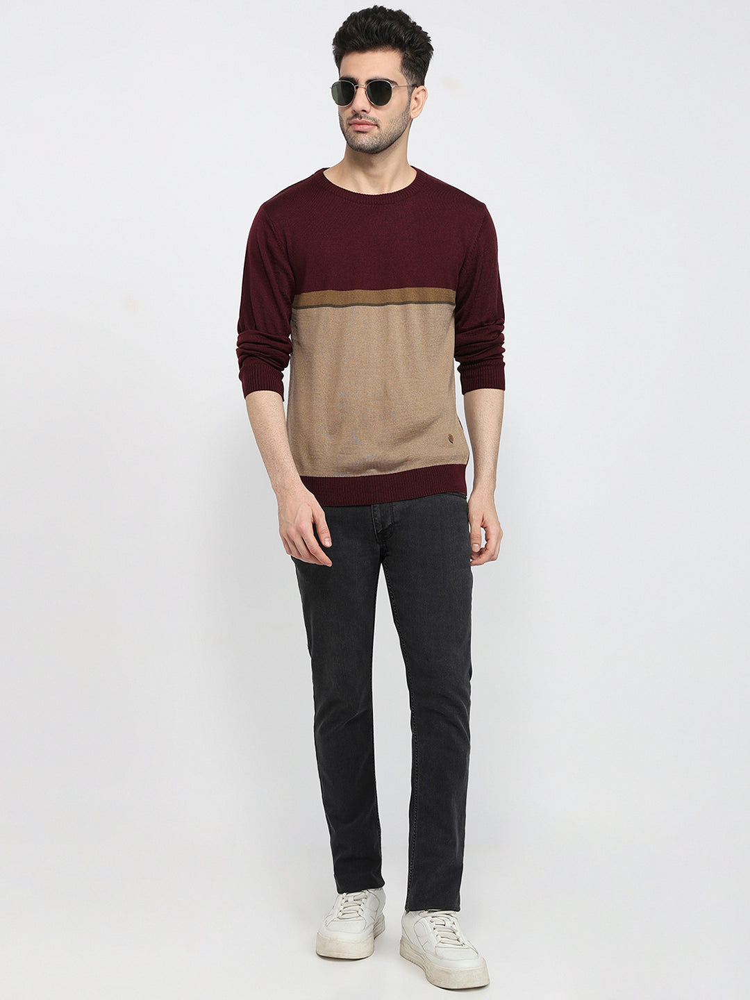 Raymond Maroon Sweater