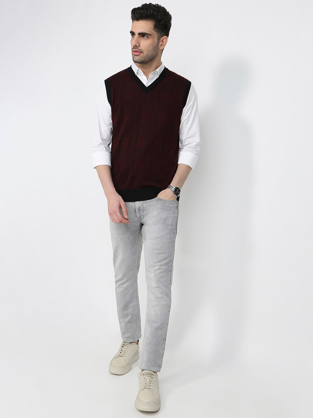 Raymond Maroon Sweatshirt