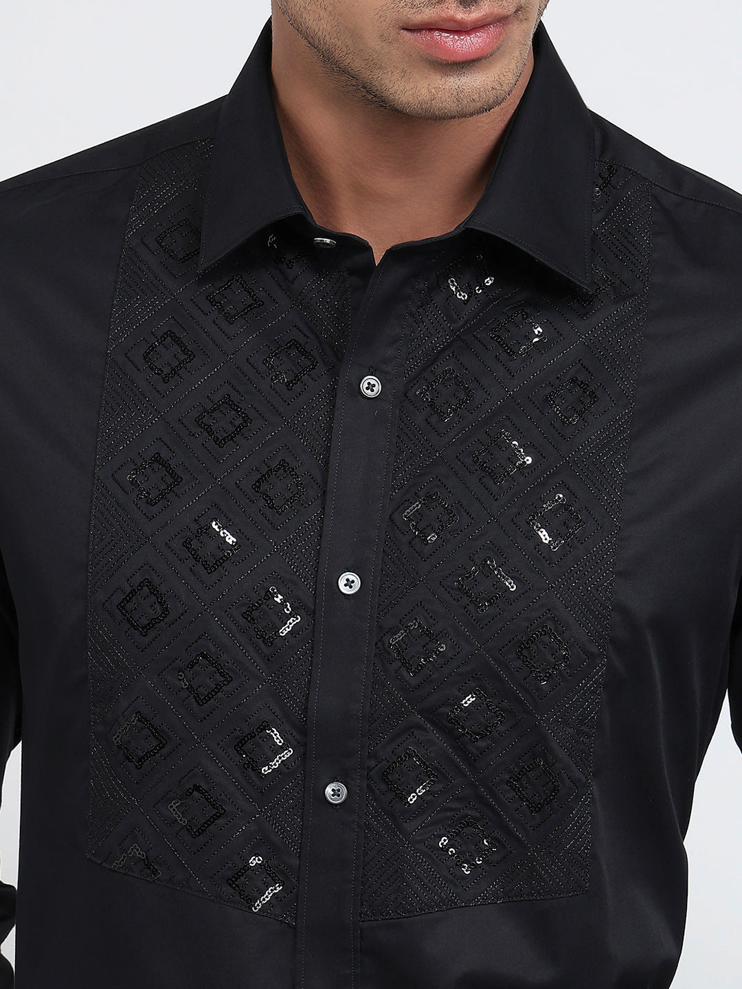 Raymond Black Casual Shirt