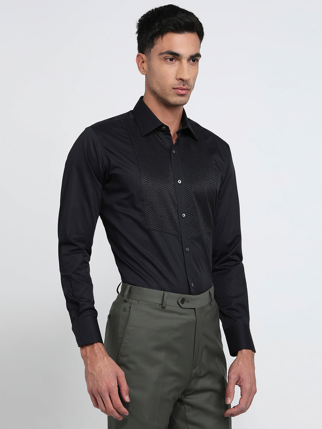 Raymond Black Casual Shirt