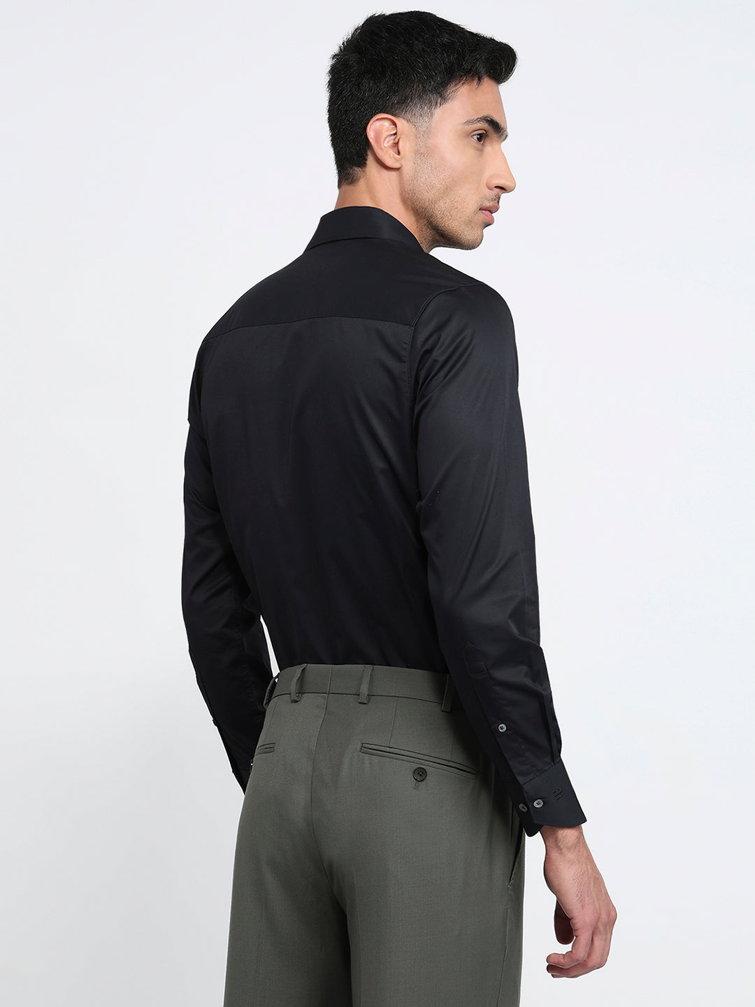 Raymond Black Casual Shirt
