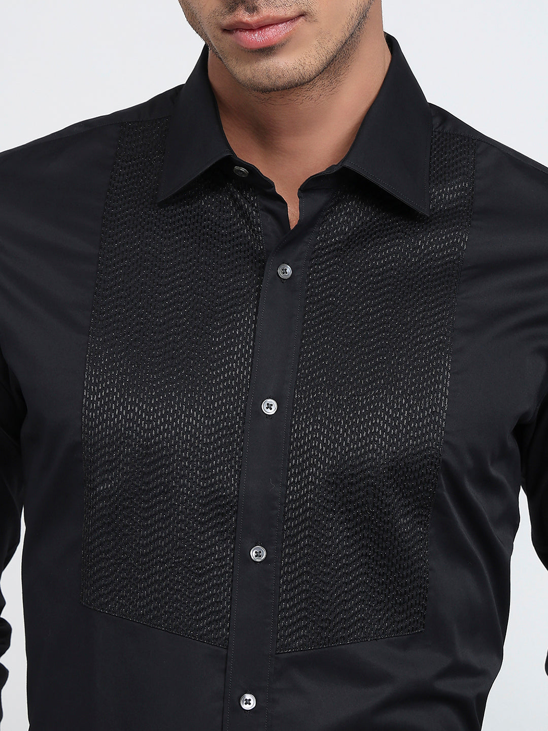Raymond Black Casual Shirt