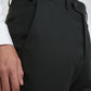 Raymond Men Green Solid Regular Fit Wool Blend Trouser