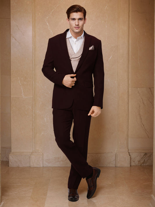 Ethnix by Raymond Wine Suit