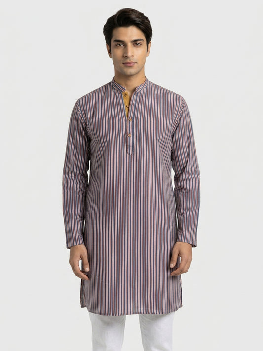 Ethnix By Raymond Blue Short Kurta