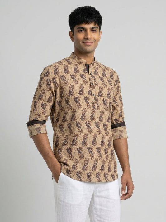 Ethnix By Raymond Brown Short Kurta