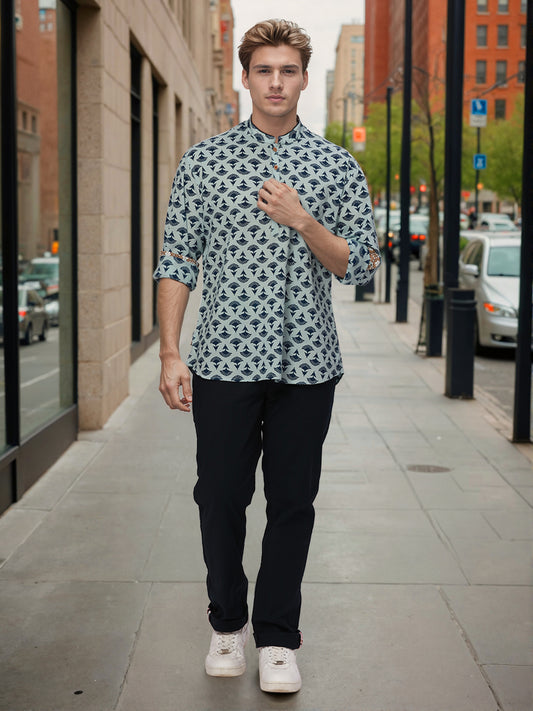 Ethnix by Raymond Blue ShortKurta