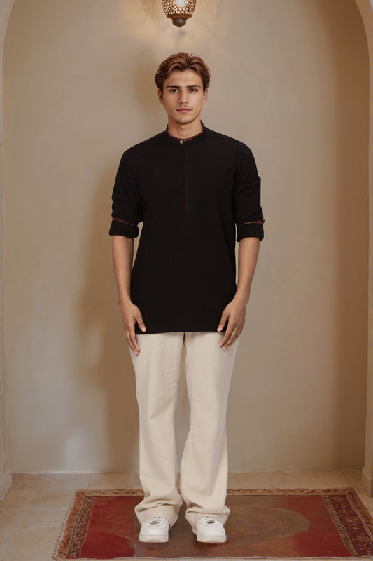 Ethnix by Raymond Black ShortKurta