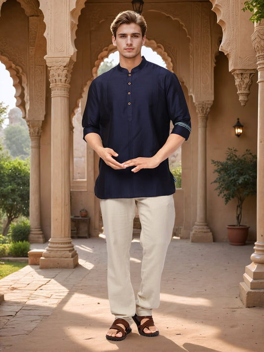 Ethnix by Raymond Blue ShortKurta