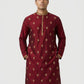 Sanman Ethnix By Raymond Orange Kurta