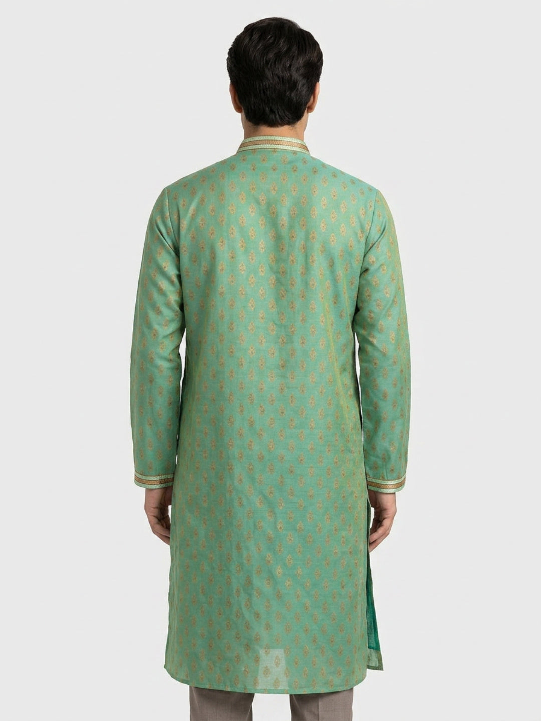 Sanman Ethnix By Raymond Orange Kurta