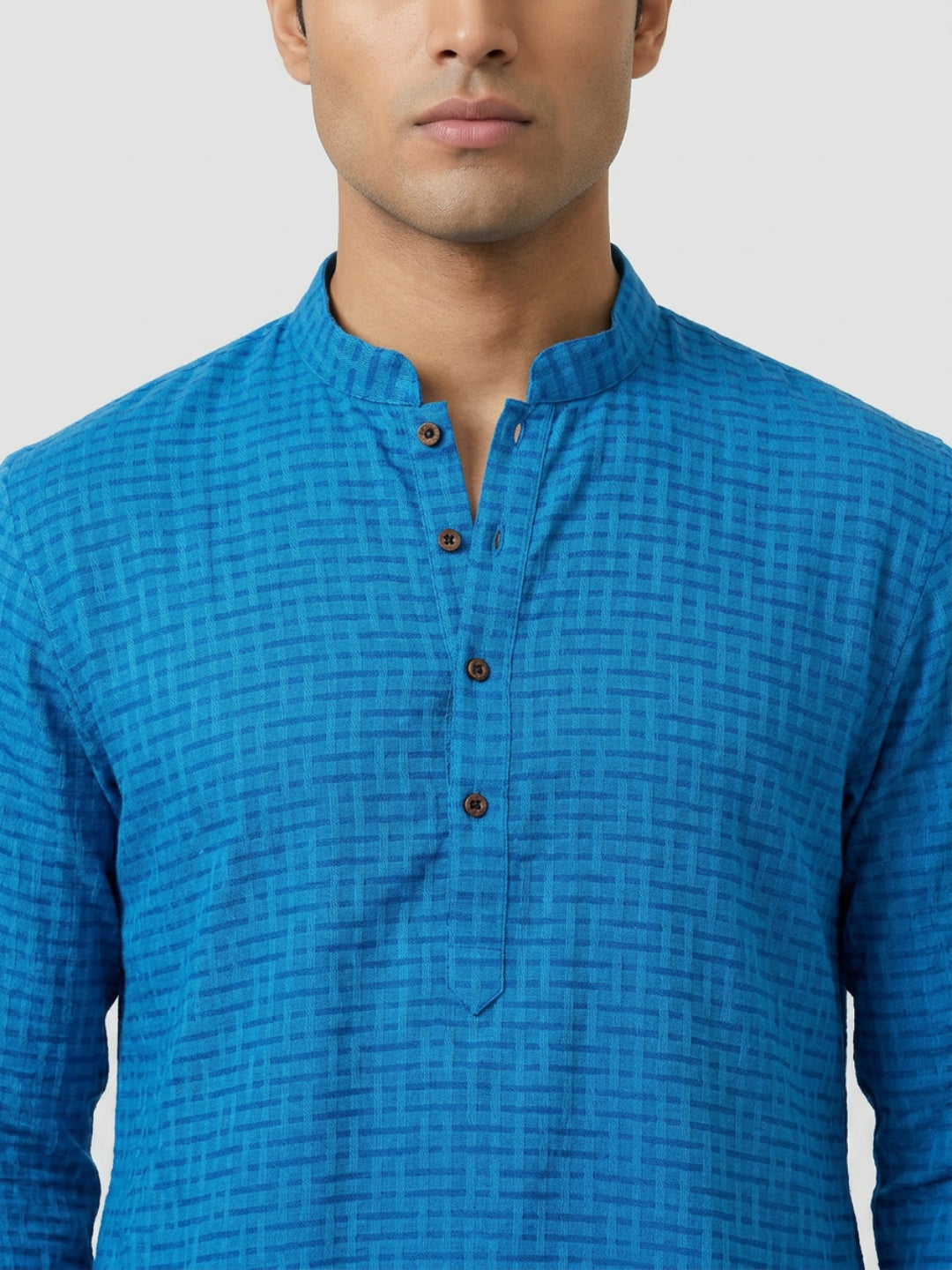 Sanman Ethnix By Raymond Orange Kurta
