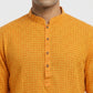 Sanman Ethnix By Raymond Orange Kurta
