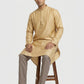 Sanman Ethnix By Raymond Orange Kurta