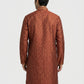 Sanman Ethnix By Raymond Orange Kurta