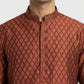 Sanman Ethnix By Raymond Orange Kurta