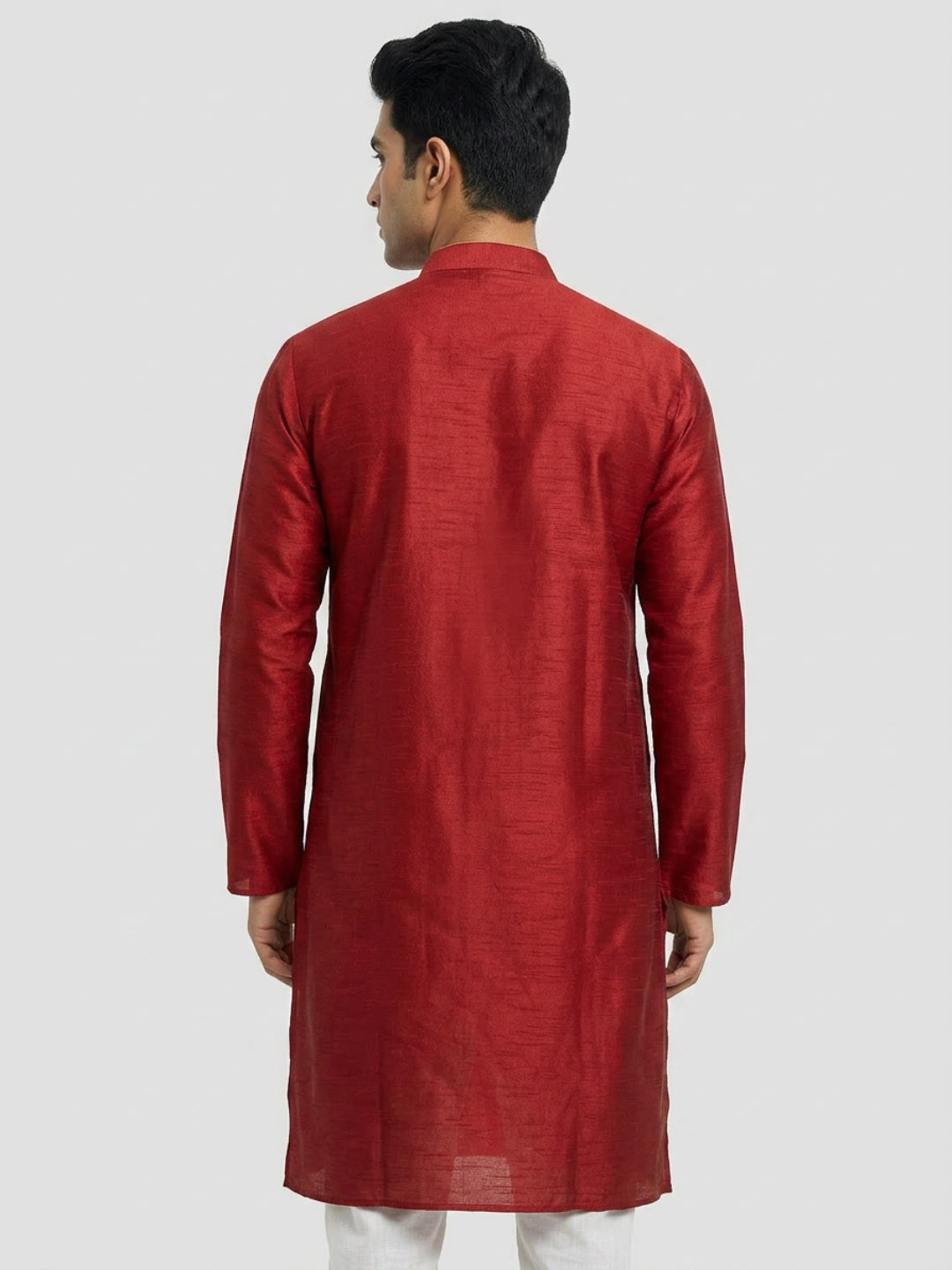 Sanman Ethnix By Raymond Orange Kurta
