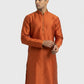 Sanman Ethnix By Raymond Orange Kurta