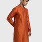 Sanman Ethnix By Raymond Orange Kurta
