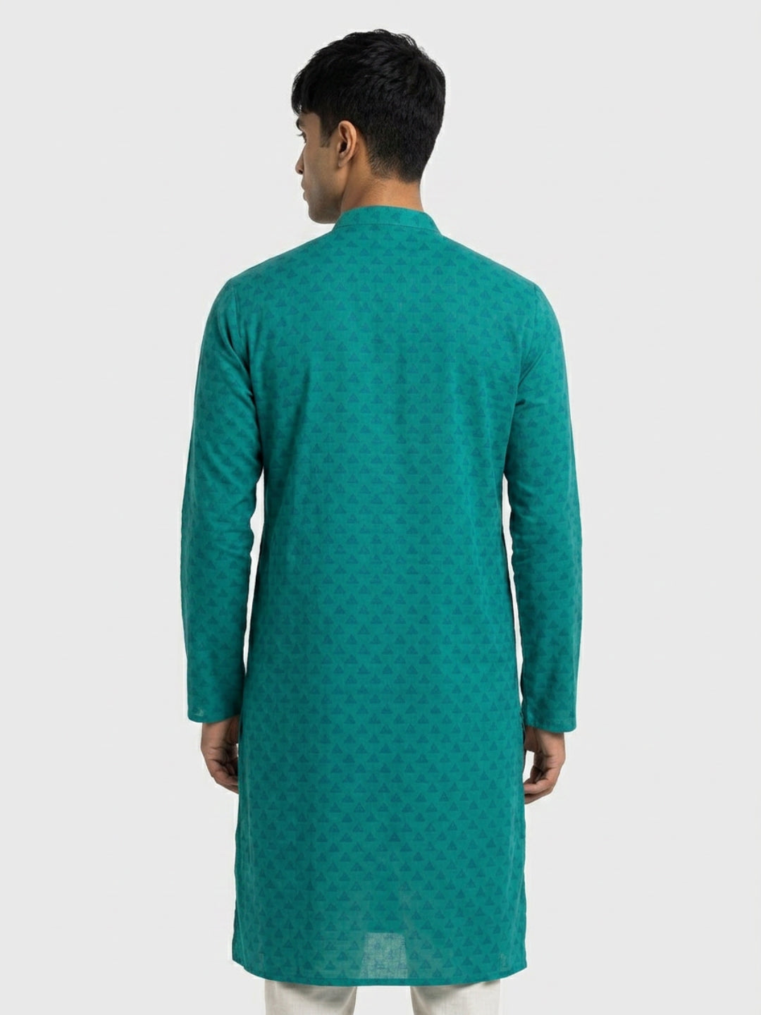 Sanman Ethnix By Raymond Orange Kurta