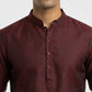 Sanman Ethnix By Raymond Orange Kurta
