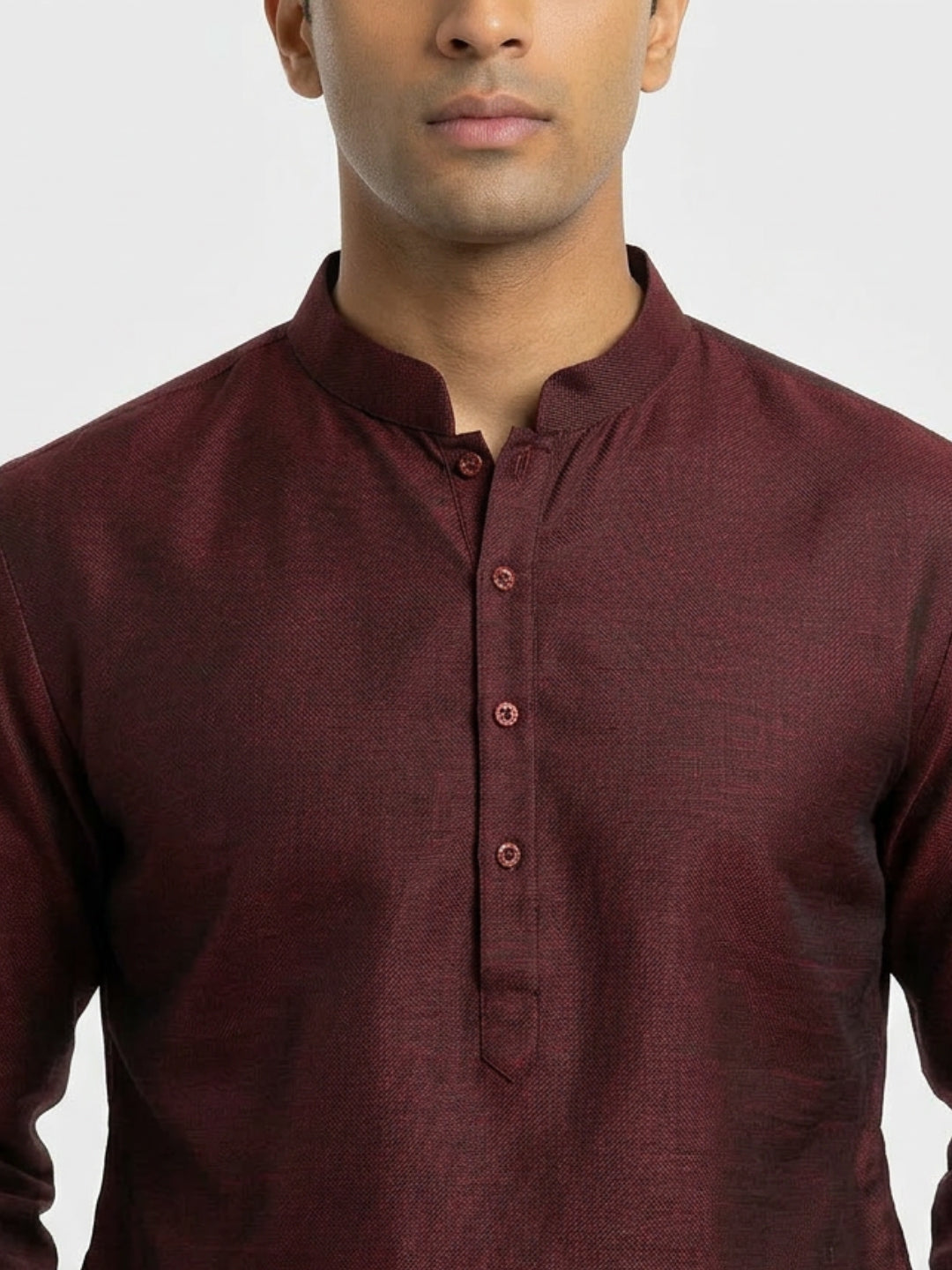 Sanman Ethnix By Raymond Orange Kurta