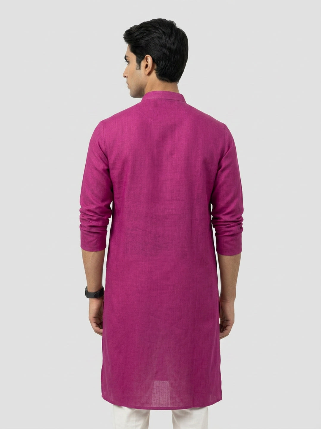Sanman Ethnix By Raymond Orange Kurta