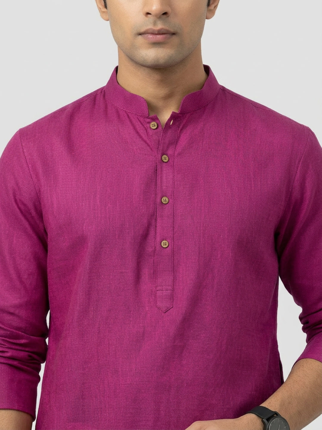 Sanman Ethnix By Raymond Orange Kurta