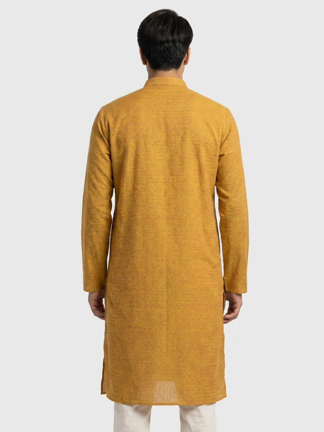Sanman Ethnix By Raymond Orange Kurta