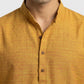 Sanman Ethnix By Raymond Orange Kurta