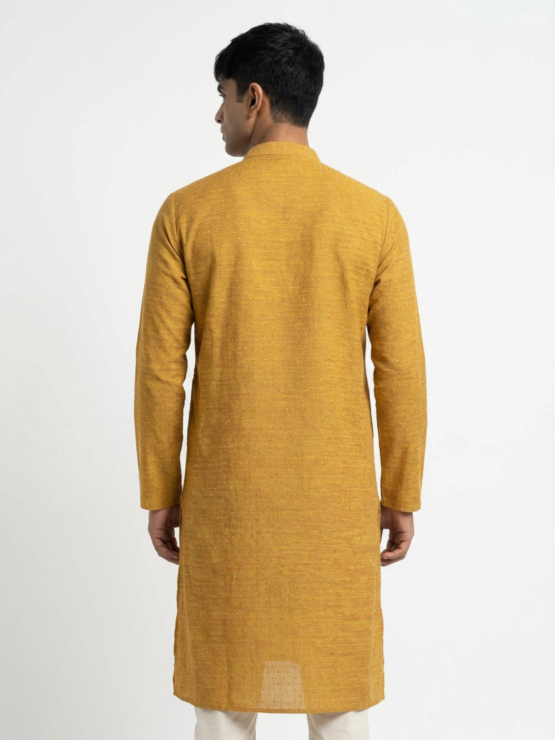 Ethnix By Raymond Yellow Kurta