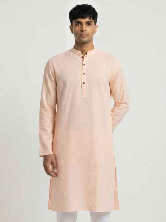 Ethnix By Raymond Orange Kurta