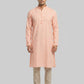 Sanman Ethnix By Raymond Orange Kurta