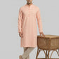 Sanman Ethnix By Raymond Orange Kurta