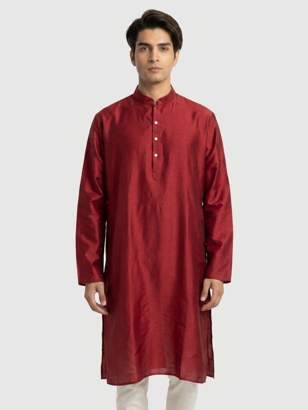Ethnix By Raymond Maroon Kurta